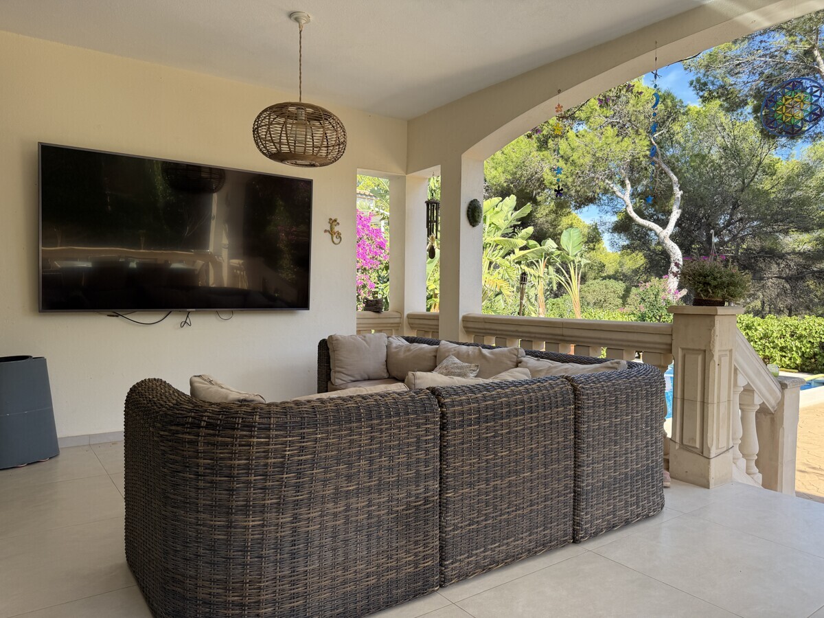 Charmante Villa im Bungalow Stil am Rande einer Grünzone in Santa Ponsa