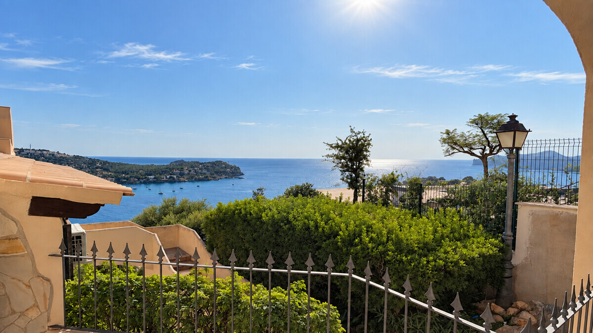 Apartment mit schönem Blick über die Bucht von Santa Ponsa