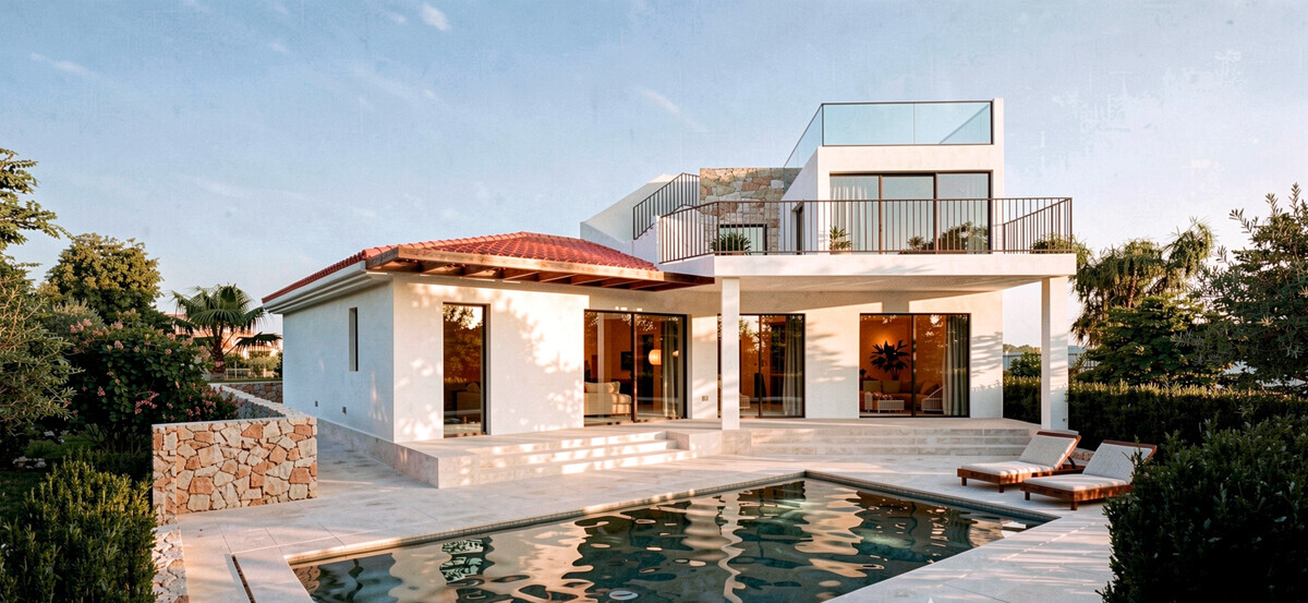 Mediterrane Villa in Santa Ponsa – umfassend modernisiert mit Pool und großzügigen Außenbereichen
