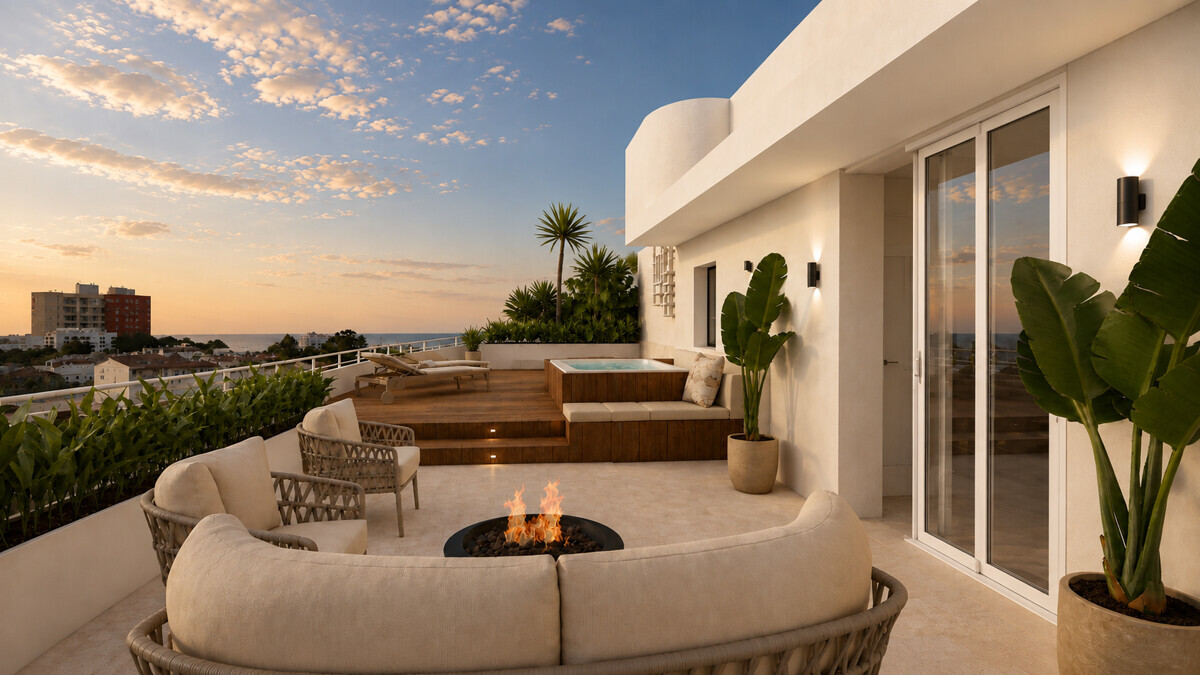 Exklusives Penthouse in Portixol mit großzügiger Terrasse