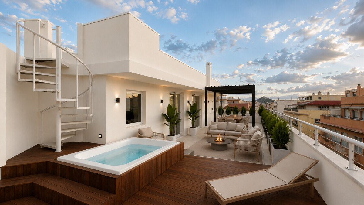 Exklusives Penthouse in Portixol mit großzügiger Terrasse