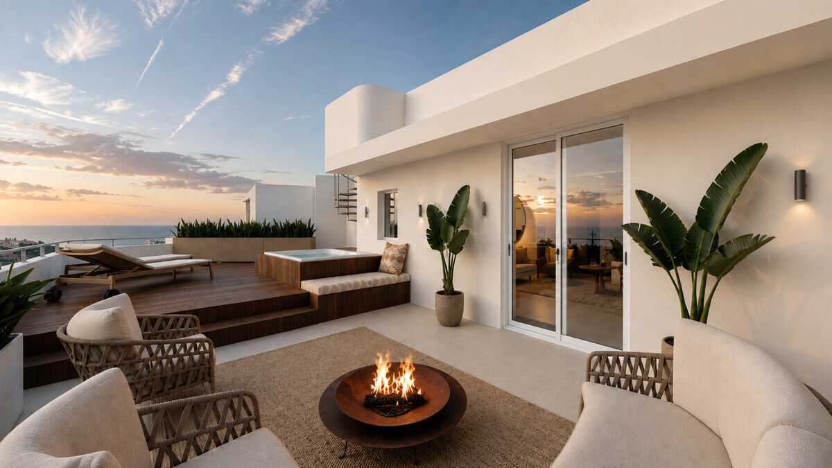 Exklusives Penthouse in Portixol mit großzügiger Terrasse
