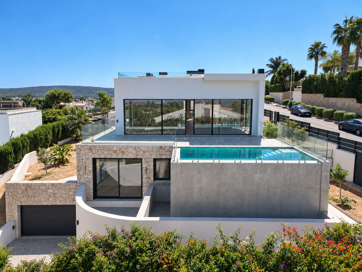 Exklusive Neubauvilla mit Meerblick in Nova Santa Ponsa