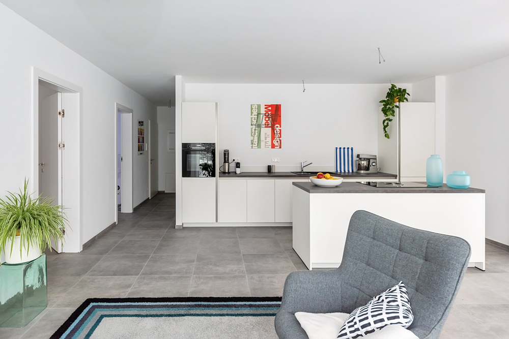 Flur/Küche/Wohnbereich