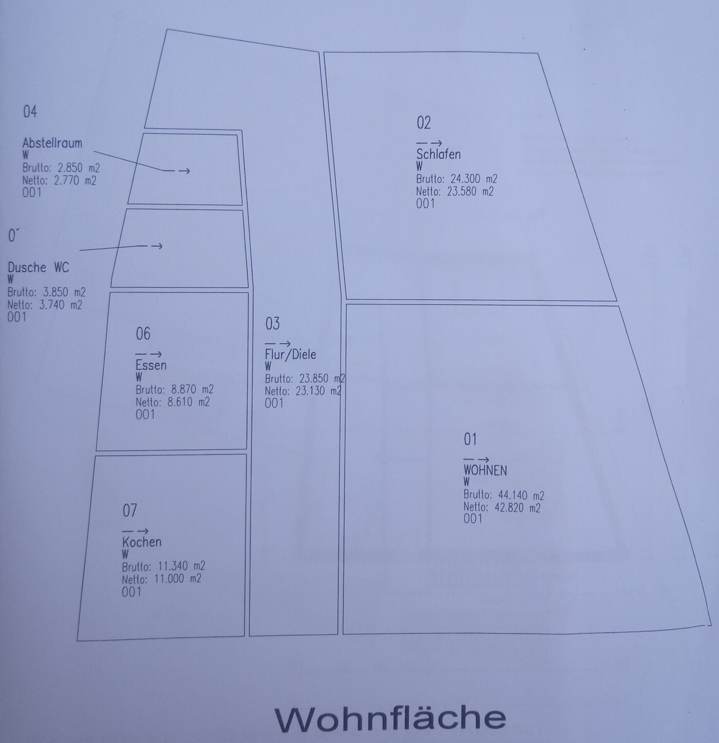 Wohnfläche Anbau Obergeschoss