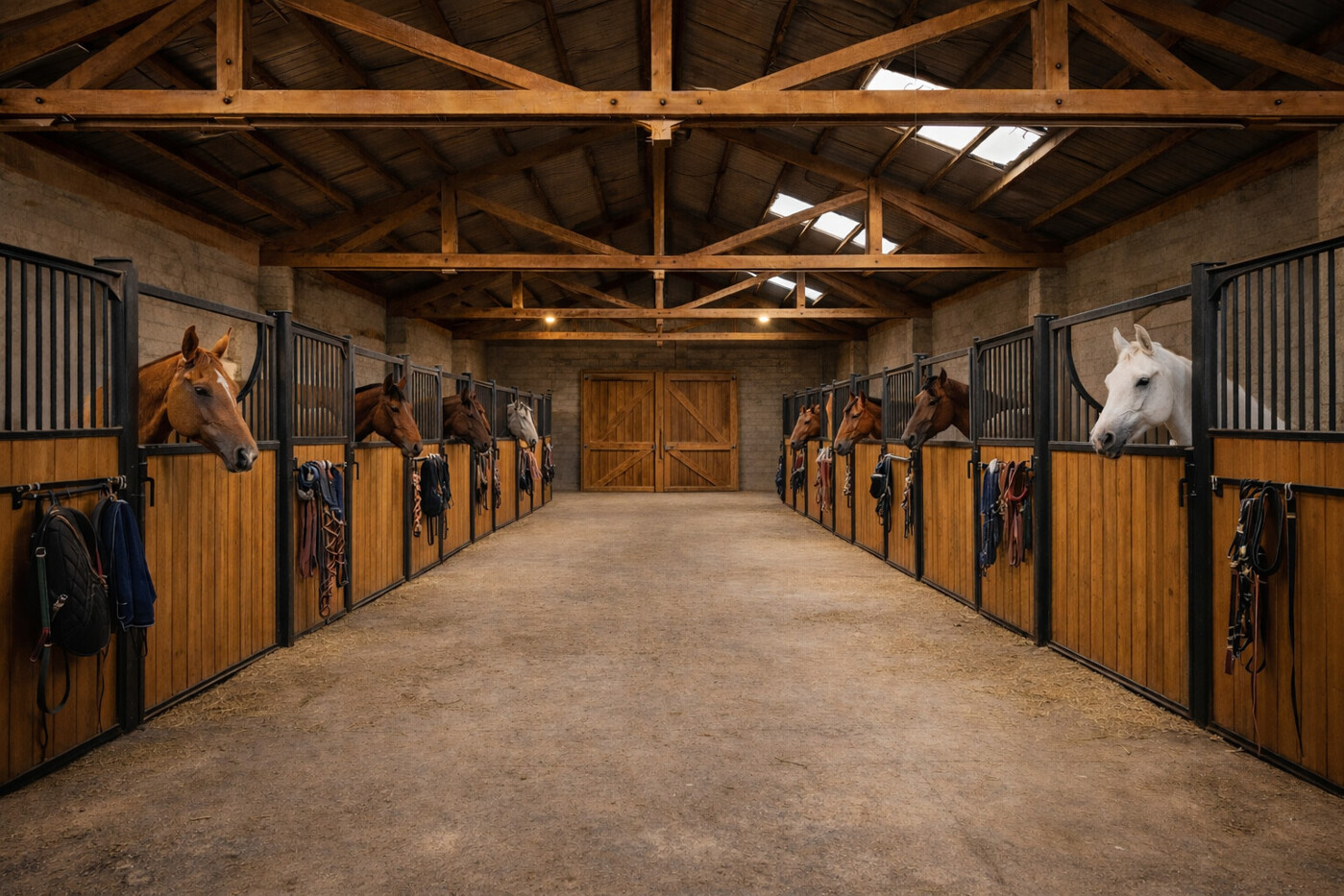 Reitstall - digitale Visualisierung