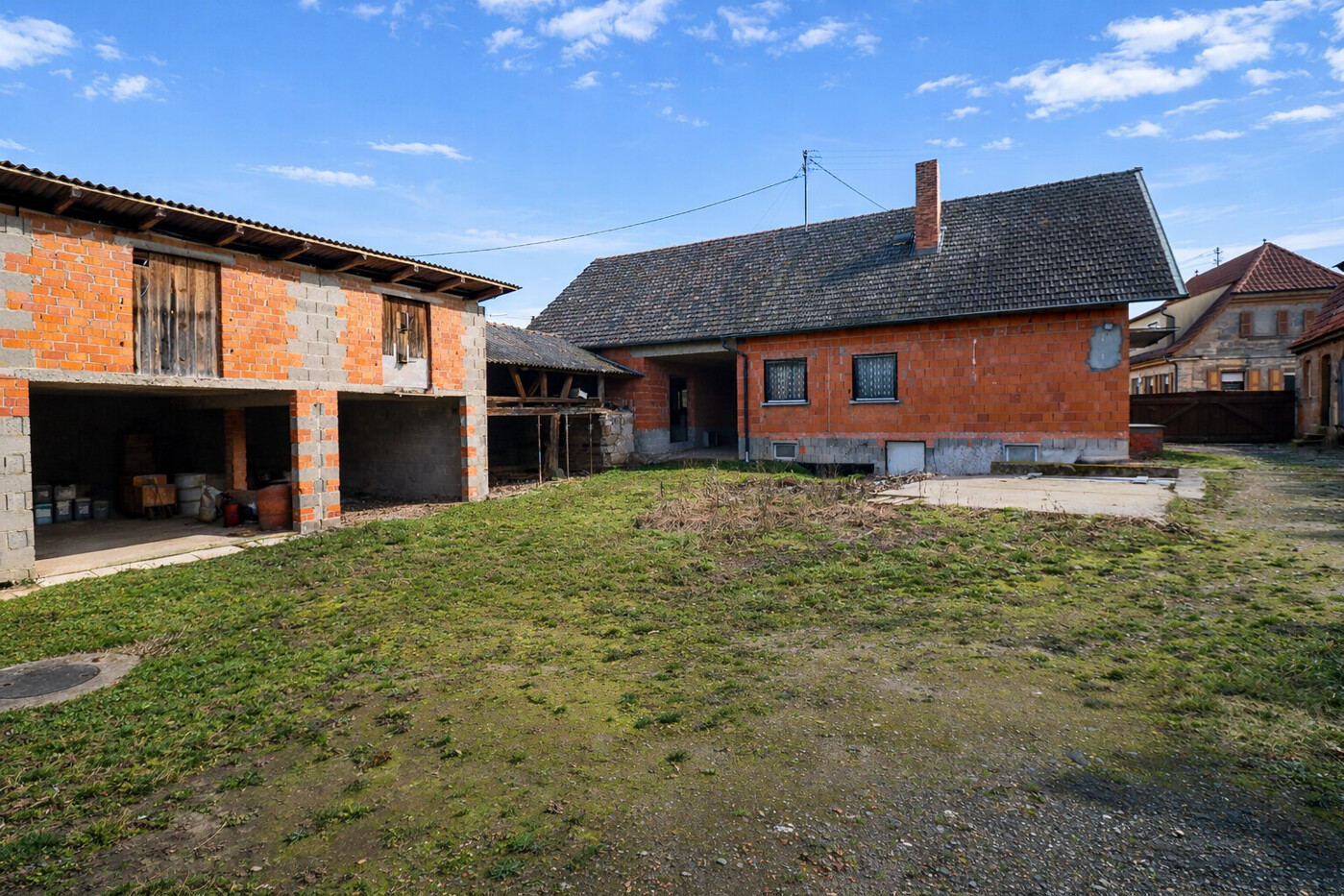 Innenhof des Vierseithofes