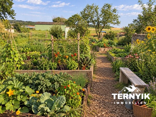 Der Garten im Sommer