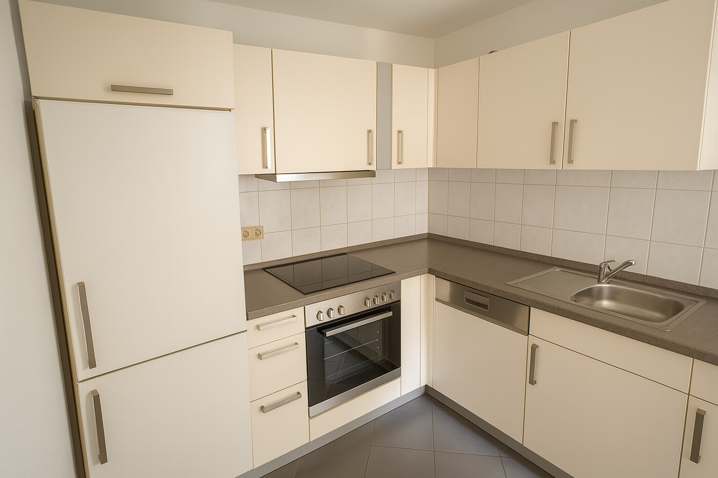 Einbauküche ist bereits vorhanden