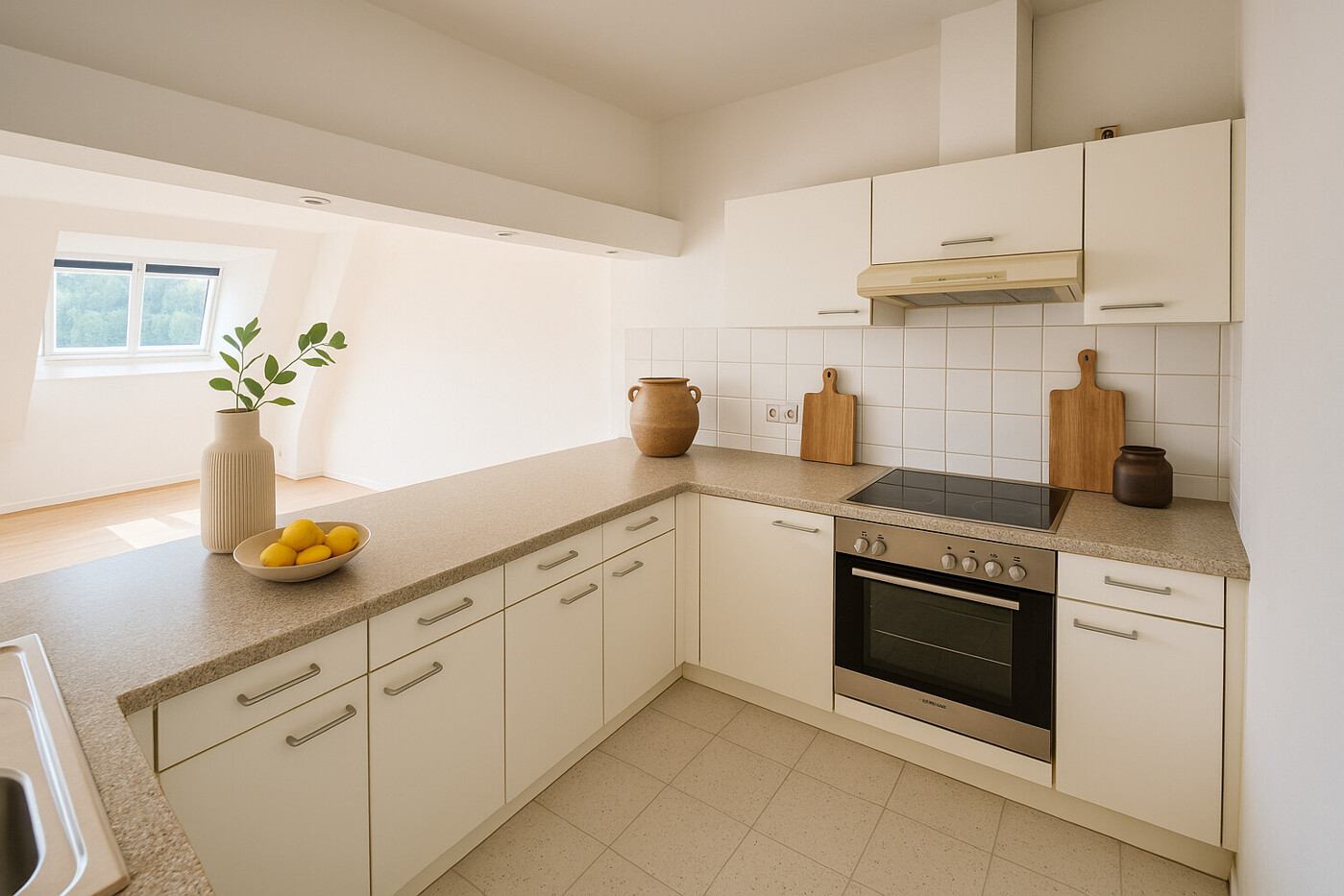 Homestaging der Küche - Küche ist vorhanden!