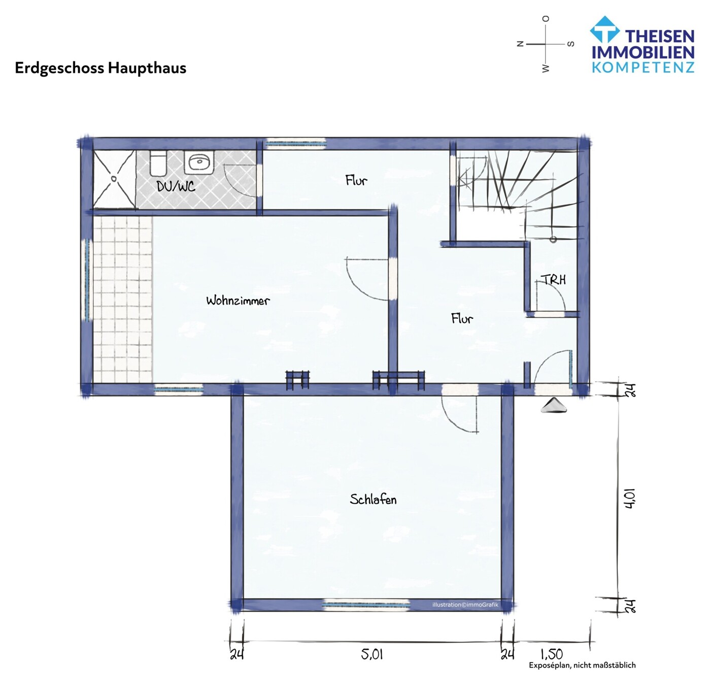 Grundriss EG Haupthaus