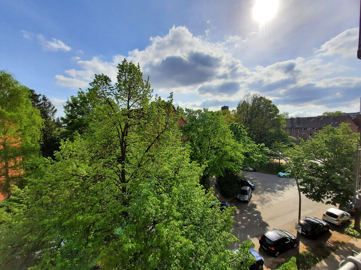 Blick vom Balkon