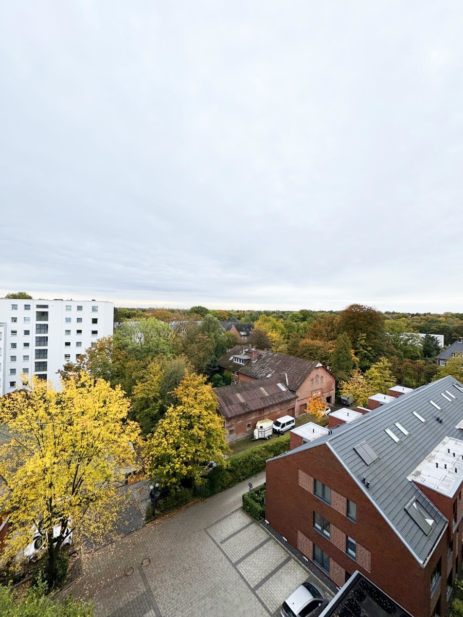 Blick vom Balkon