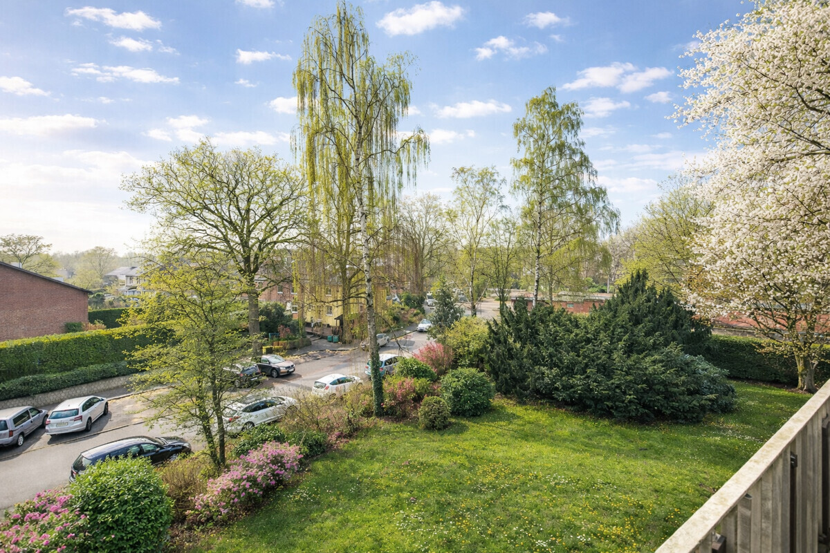 Aussicht im Frühling