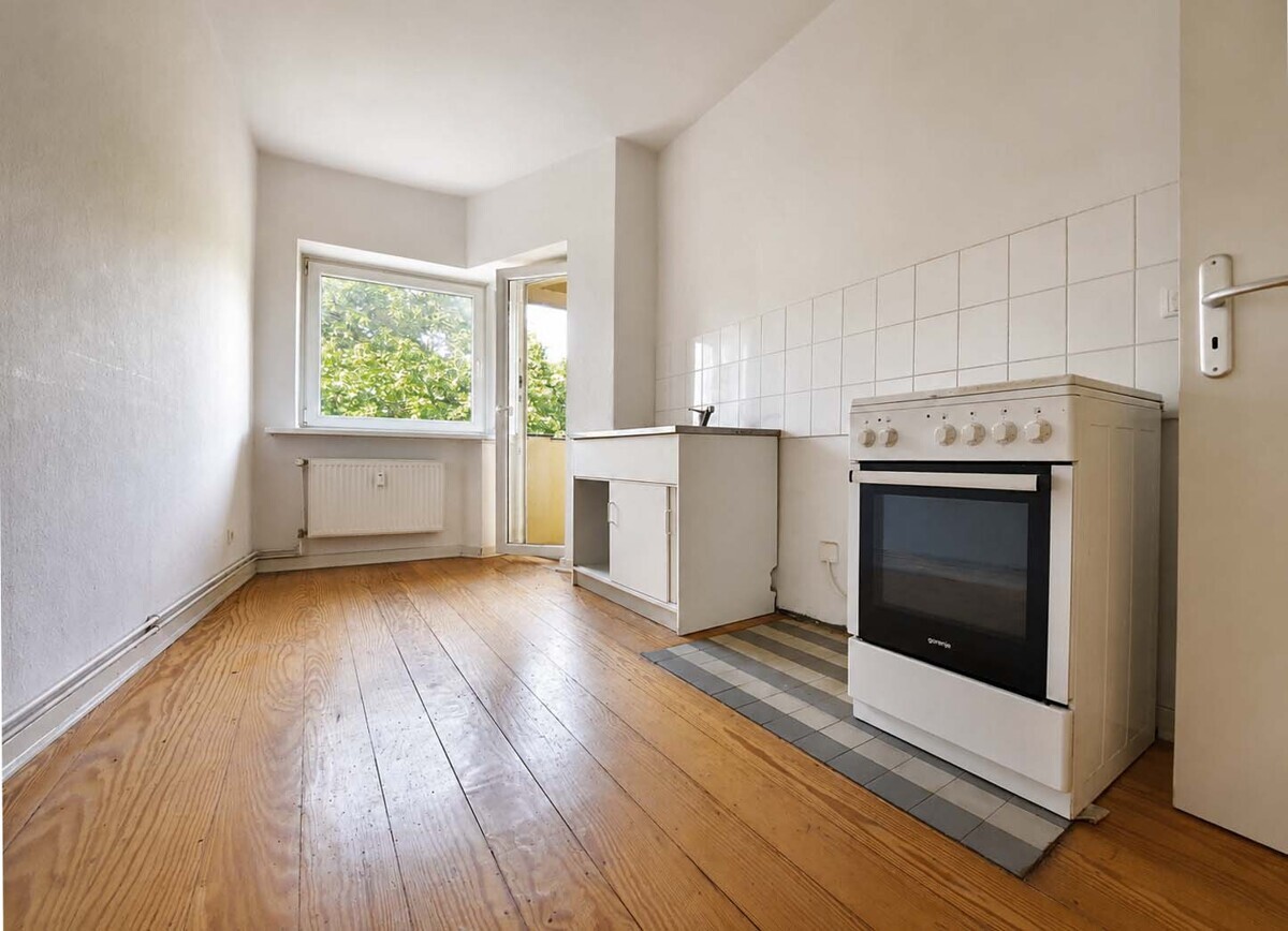 Küche mit Loggia - KI bearbeitet