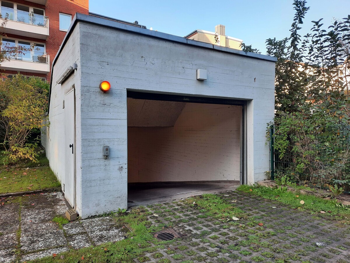 Zufahrt zum Parkplatz über Tiefgarage