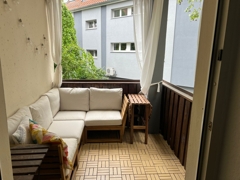 überdachter Balkon