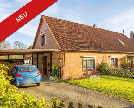 ! Neu ! Gemütliche, vermietete Doppelhaushälfte mit Carport 
in 22952 Lütjensee