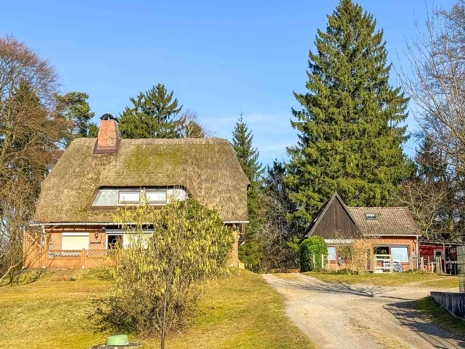 Reetdachhaus mit Nebengebäude und großem Grundstück in 22952 Lütjensee