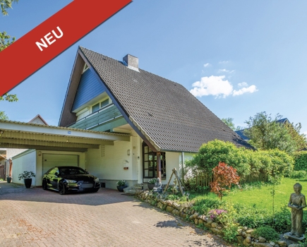 ! NEU ! 23847 Kastorf – Charmantes Einfamilienhaus mit großem Grundstück, Kamin und Nebengebäude