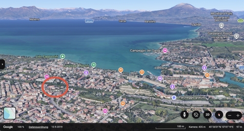 Luftbild direkt am Gardasee