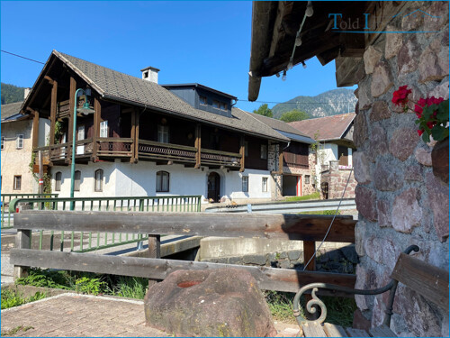 Blick zum Wohnhaus von der Mühle