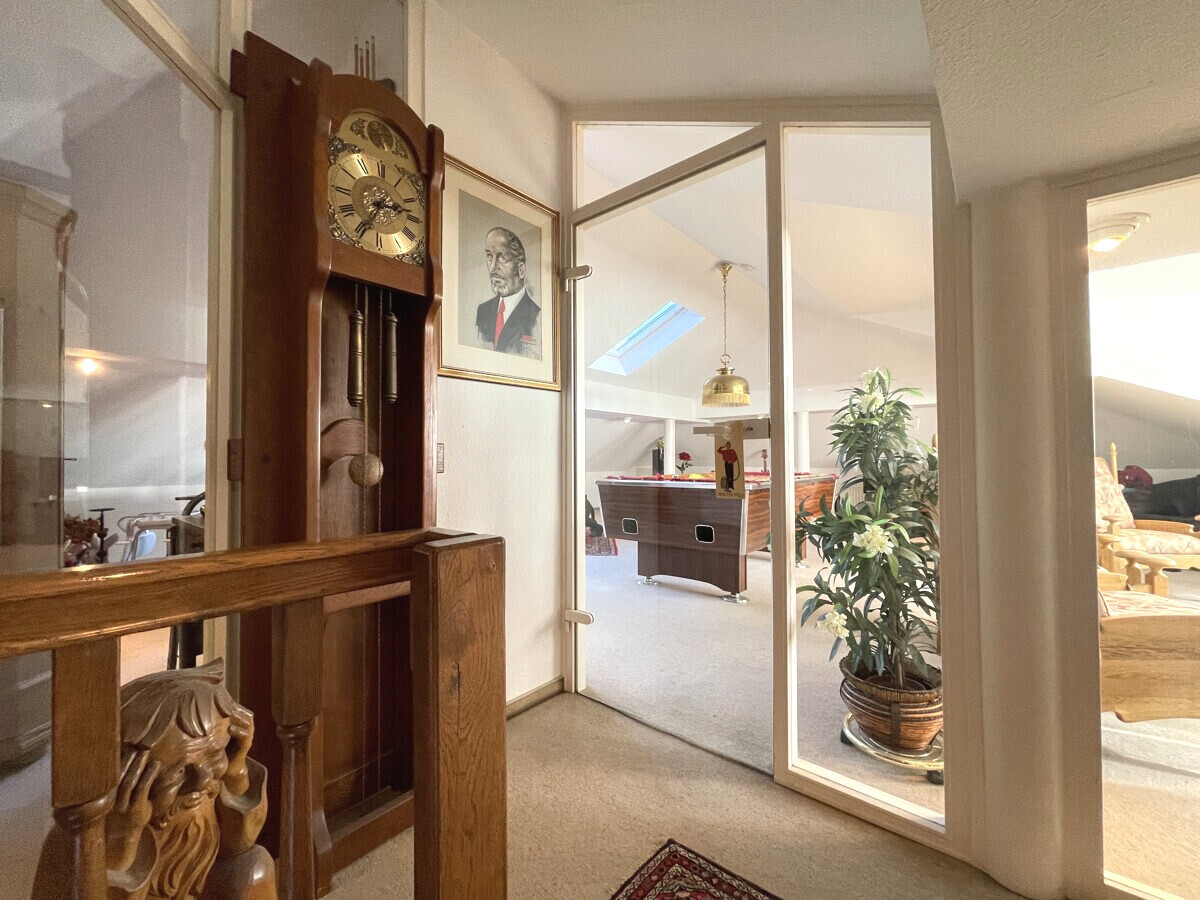 Zugang zum ausgebauten Dachboden