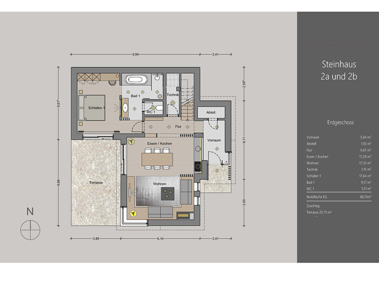 topspeed-immobilien-2a 2b EG-Steiermark-Pichl-MONTELAGO_–_Chalet-Investment_in_Bestlage_nahe_Reiteralm_|_Typ_Steinhaus_2b