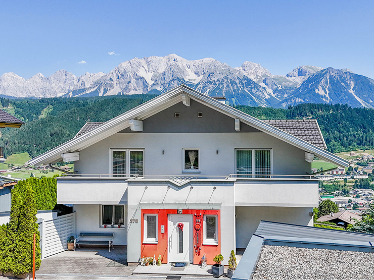 topspeed-immobilien-Ansicht vorne-Steiermark-Rohrmoos-Schladming_/_Rohrmoos_-_132_m²_Apartment_mit_Weitblick_u._Pistennähe
