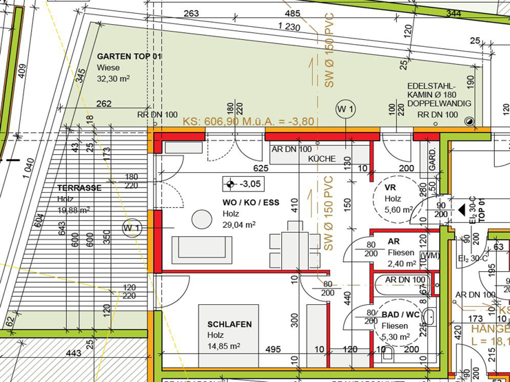 topspeed-immobilien-Plan Top 1-Salzburg-Sankt_Johann_im_Pongau-Moderne_2-Zimmer-Gartenwohnung_mit_Terrasse_in_begehrter_Wohnlage_+_2_Tiefgaragenplätze