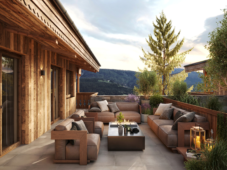 topspeed-immobilien-Ansicht Terrasse Penthouse-Steiermark-Schladming-HIGH_LEVEL_-_PENTHOUSE_in_Schladming_mit_Premium_Planaiblick!_4_SZ,_Sauna_und_riesige_Terrasse