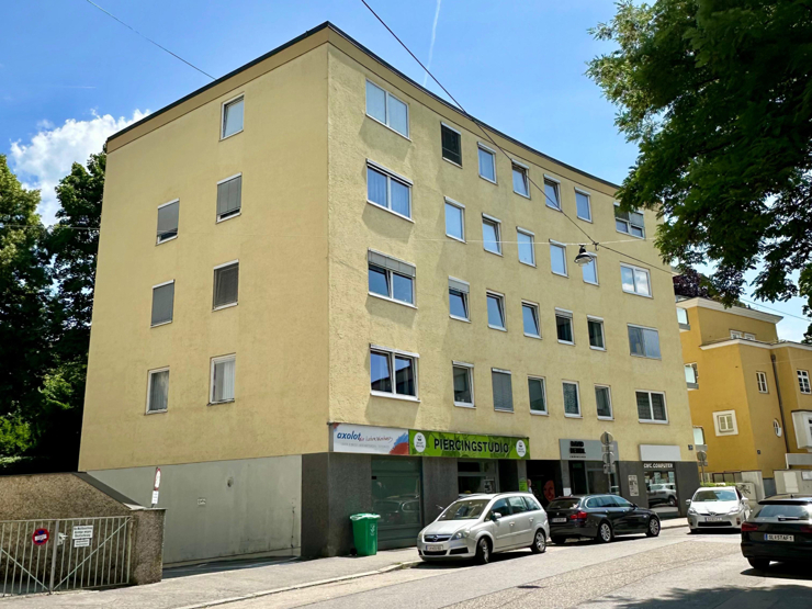 topspeed-immobilien-Außenansicht 1-Salzburg-Salzburg-Haydnstraße:_Vermietete_4-Zimmer-Anlegerwohnung_mit_Balkon_in_bester_Lage_Salzburgs_-_Nähe_WIFI/WKO