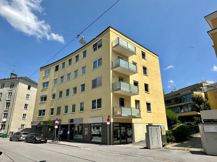 topspeed-immobilien-Außenansicht 3-Salzburg-Salzburg-Haydnstraße:_Vermietete_4-Zimmer-Anlegerwohnung_mit_Balkon_in_bester_Lage_Salzburgs_-_Nähe_WIFI/WKO