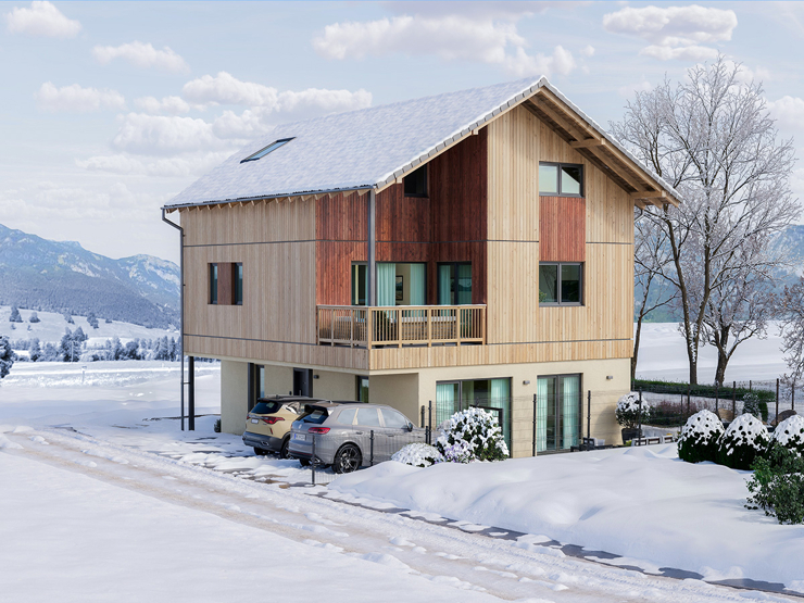 topspeed-immobilien-Ansicht südwest Winter-Steiermark-Haus_im_Ennstal-