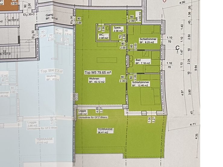 topspeed-immobilien-Plan W5-Salzburg-Radstadt-Sonnige_80_m²_Wohnung_mit_Weitblick_–_2_Schlafzimmer,_Top_Lage_in_Radstadt