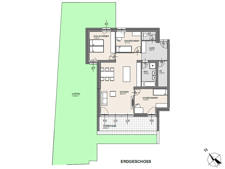 topspeed-immobilien-Plan Top 3-Salzburg-Bischofshofen-Moderne_4_-_Zimmer_Gartenwohnung_mit_Terrasse_und_großem_Garten