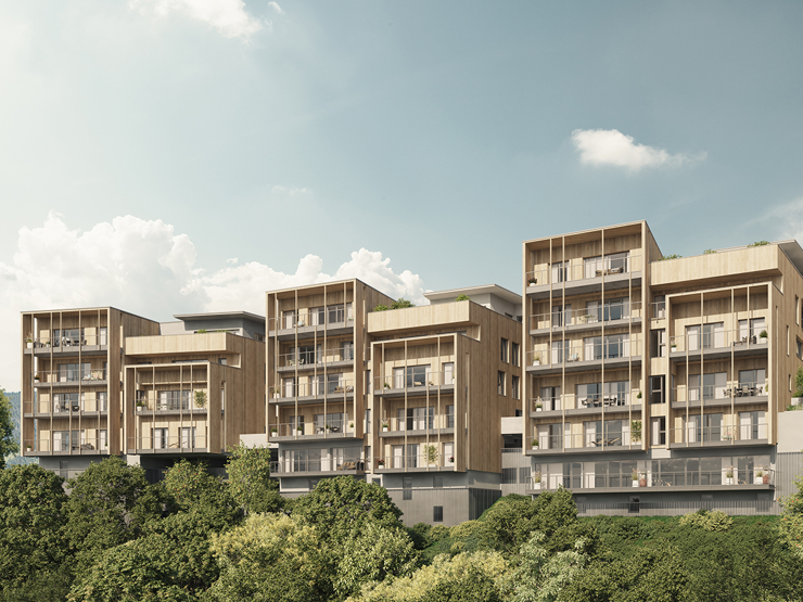 topspeed-immobilien-Visualisierung Aussenansicht-Salzburg-Sankt_Johann_im_Pongau-Stilvolle_Neubauwohnung_im_Erstbezug_mit_großzügigem_Balkon