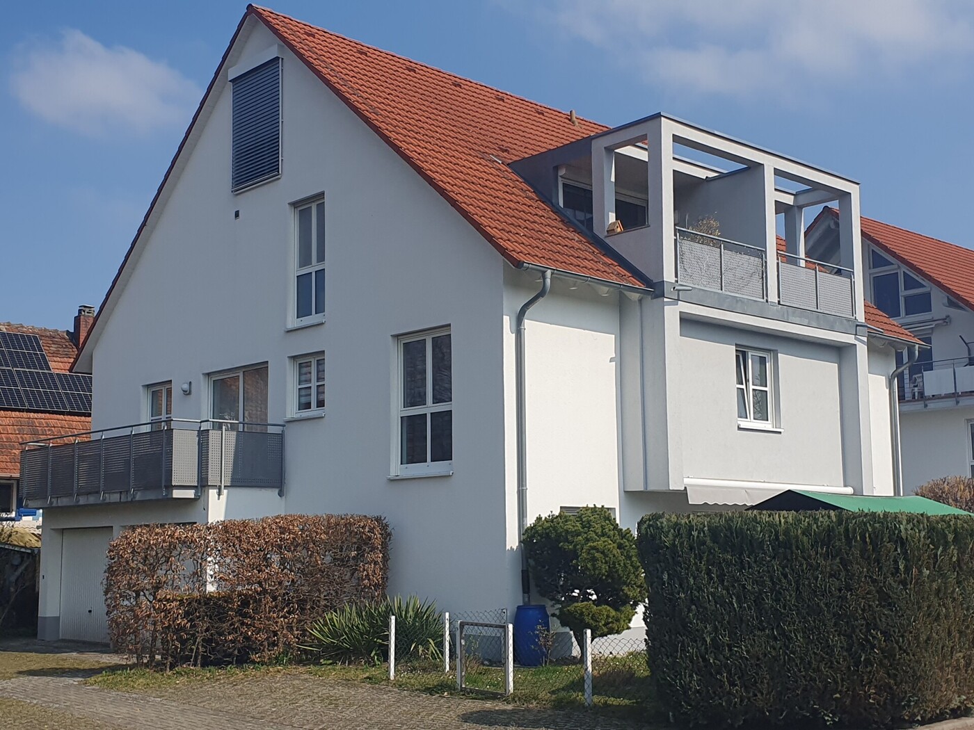 Außenansicht Süd-Balkon