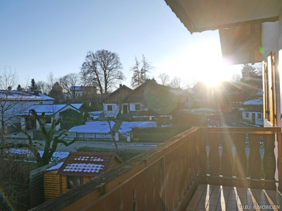 Ausblick vom Balkon