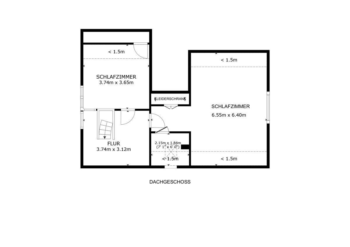 Grundriss Dachgeschoss