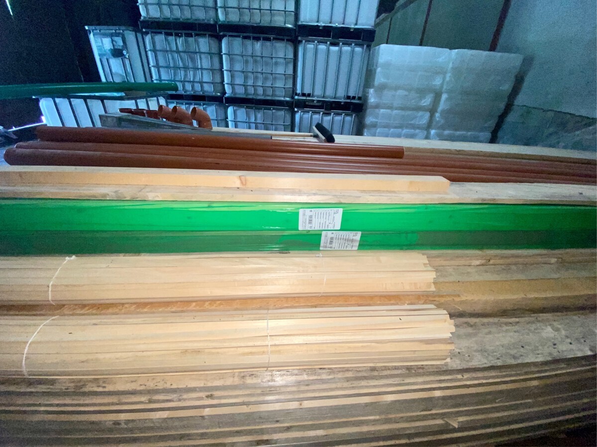 Material für die neuen Tore