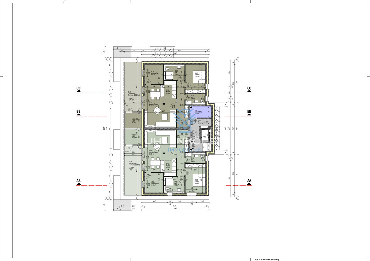 Grundriss STG-Haus a