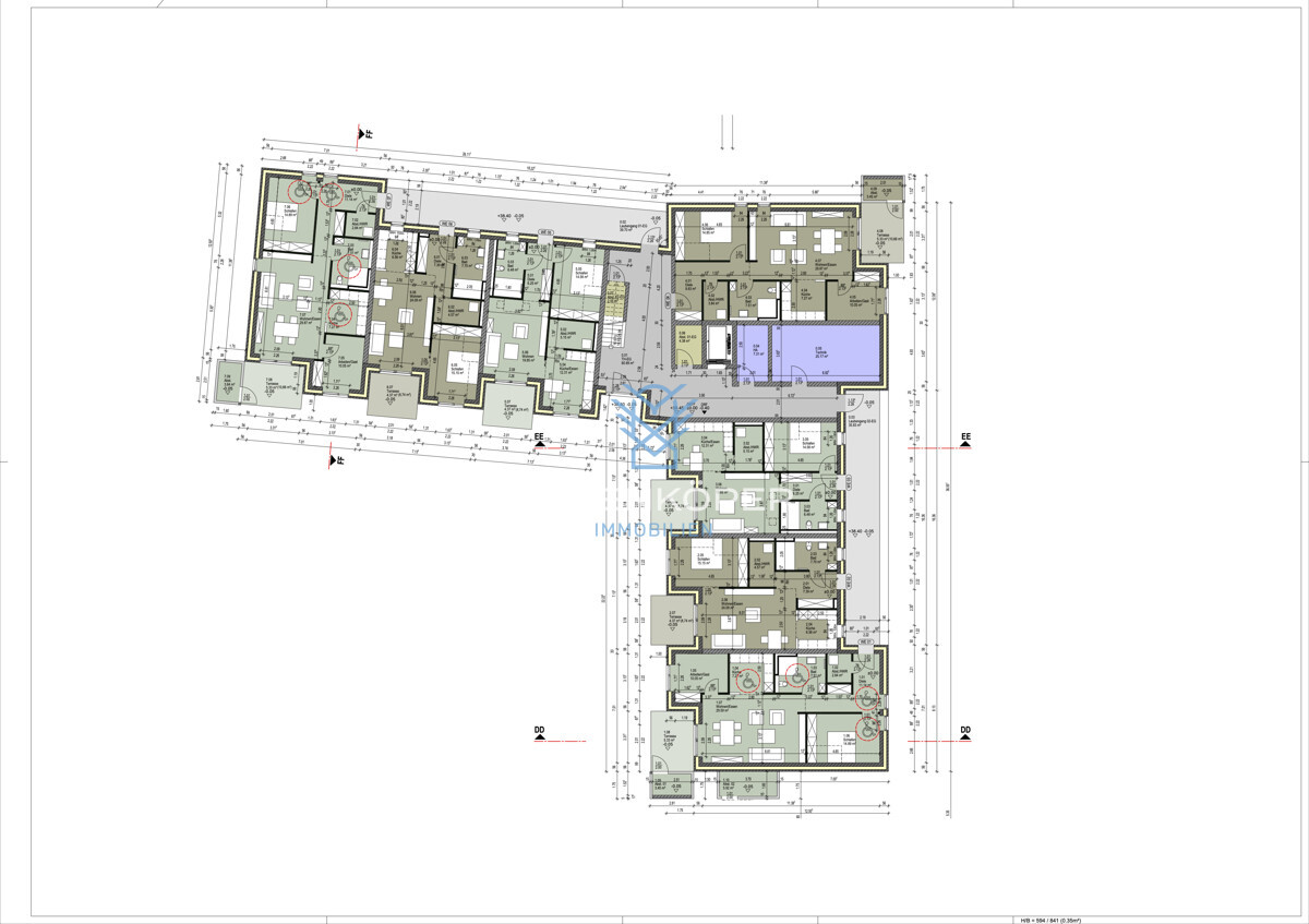 Grundriss EG-Haus b