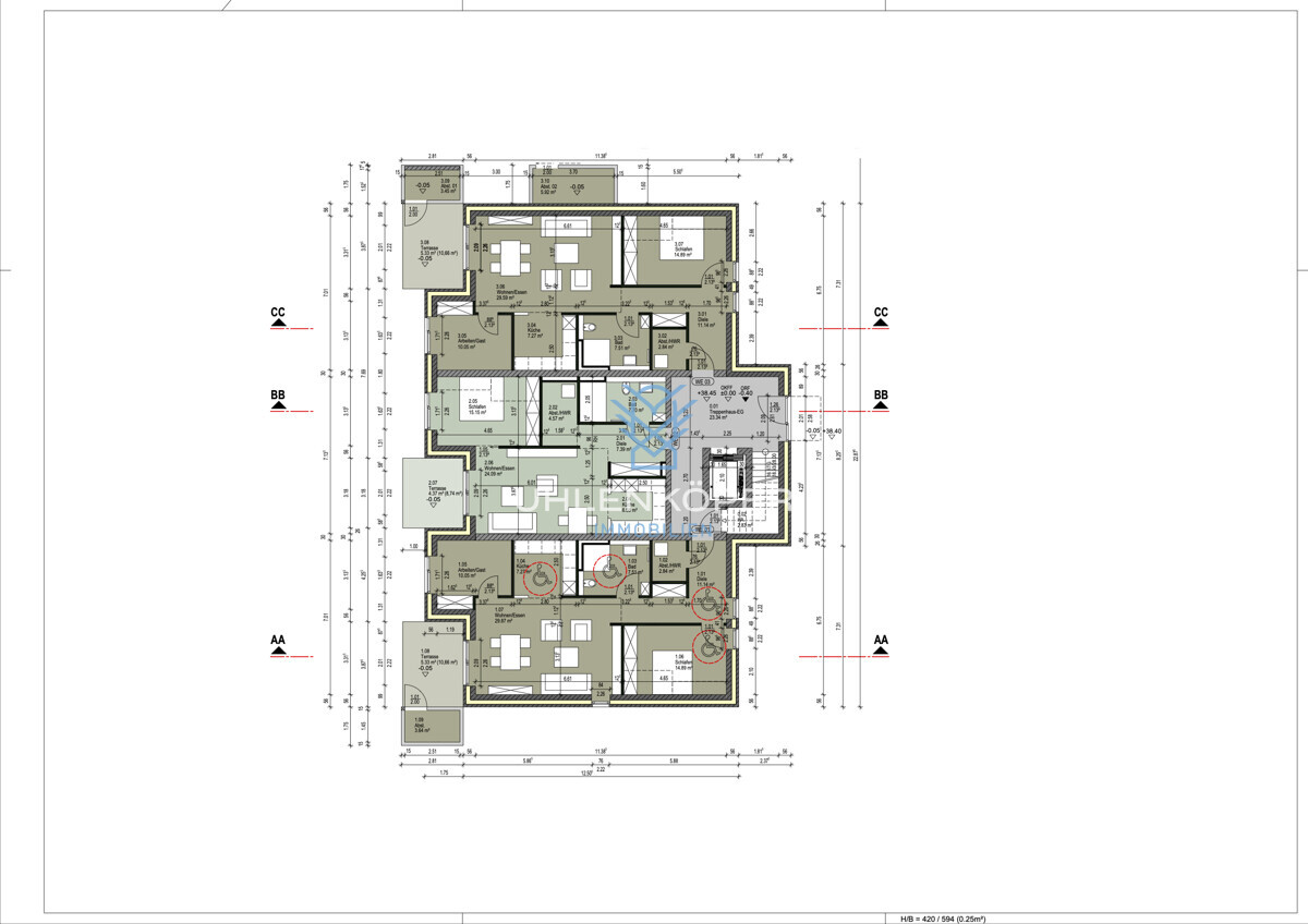 Grundriss EG-Haus a