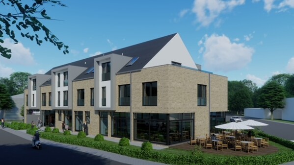 Außenansicht des Neubauprojekts