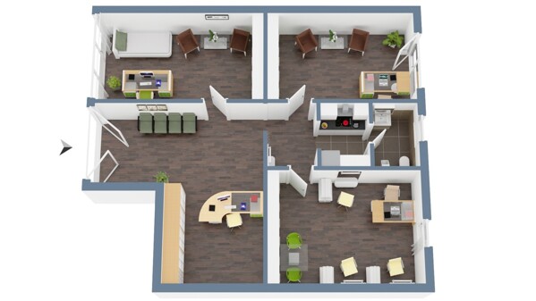 Grundriss Visualisiert 