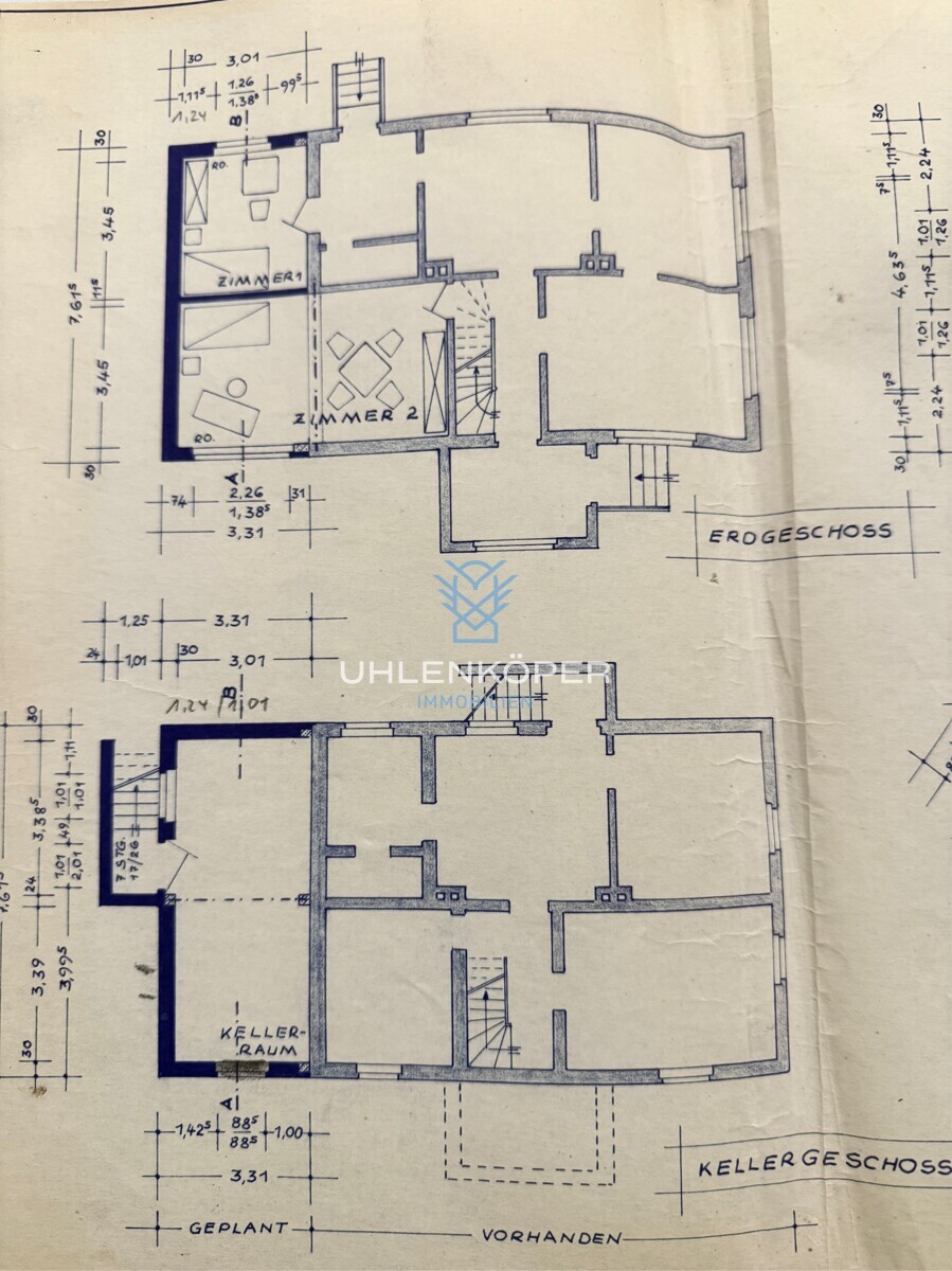 Grundrisse EG , Keller