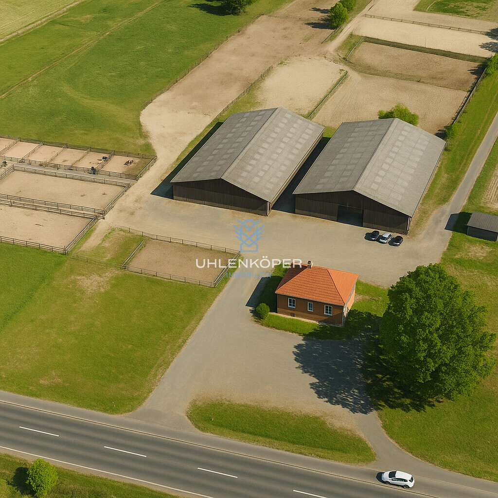 Reiterhof in ländlicher Idylle