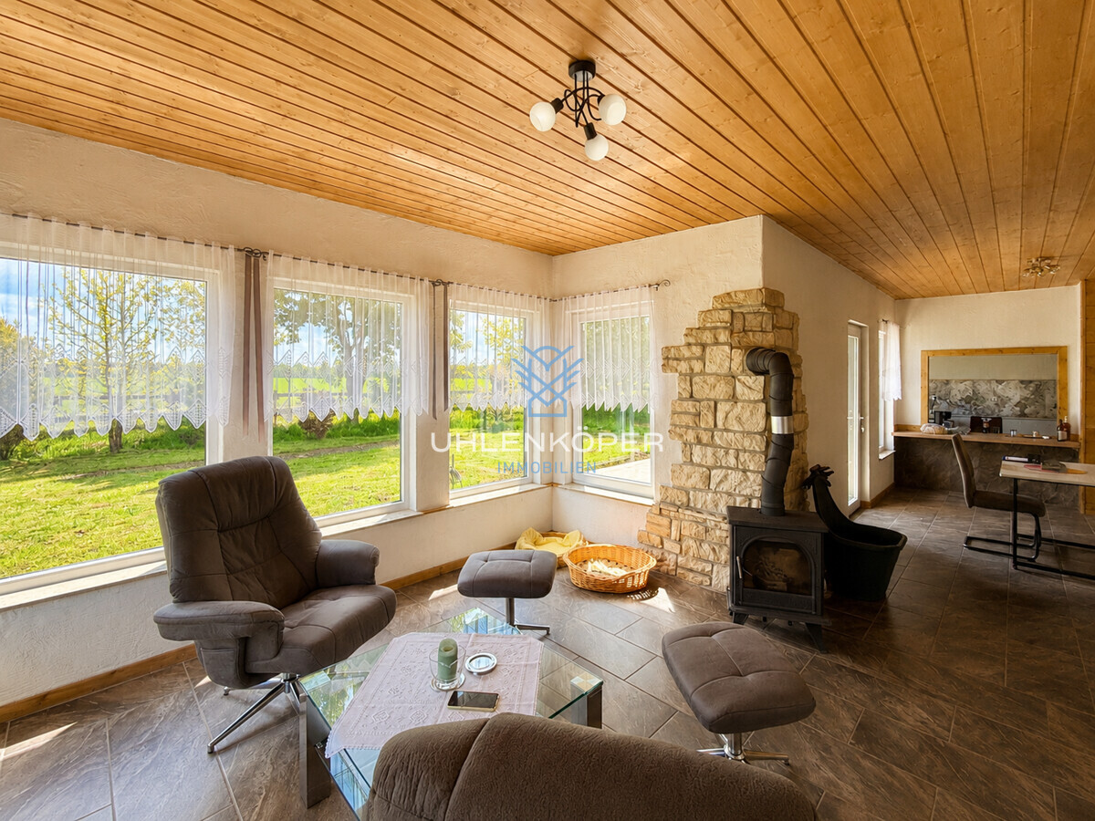 Wohnzimmer Kamin