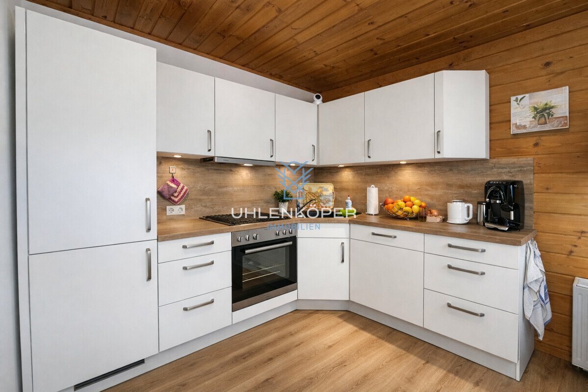 Zeitgemäße Küche mit durchdachter Ausstattung